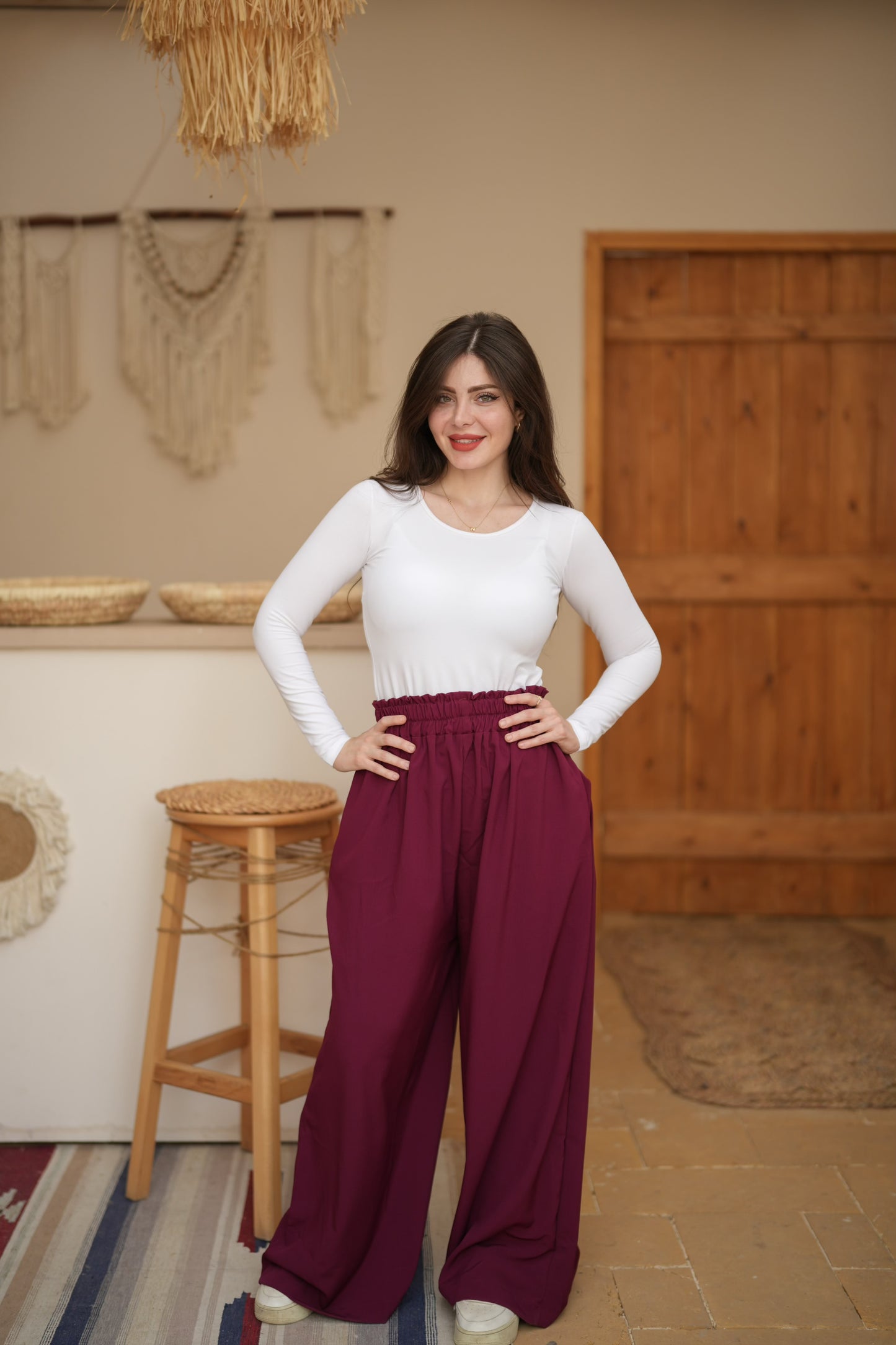 Wide leg pants