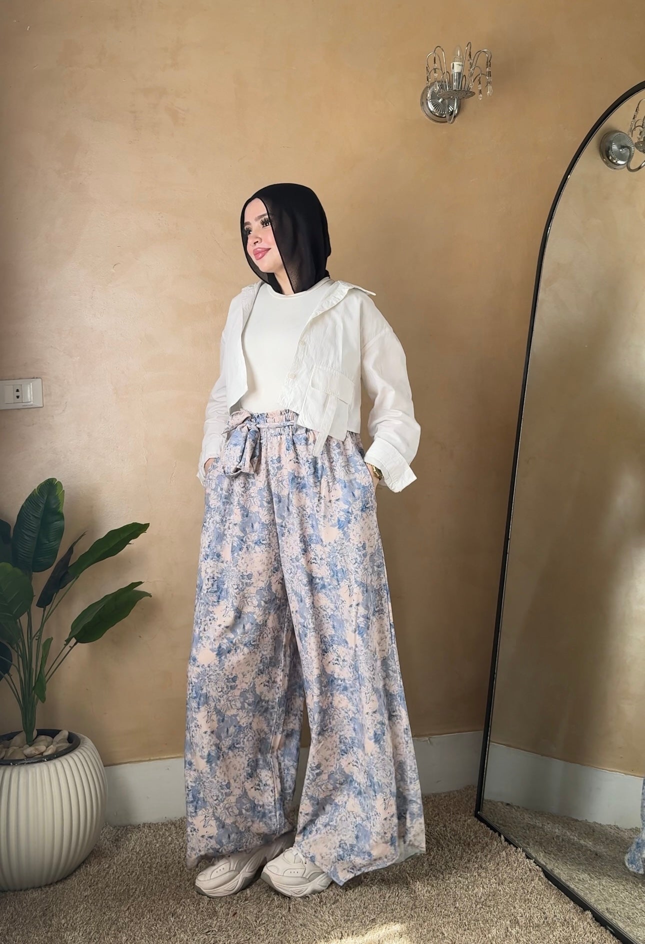 Printed pants