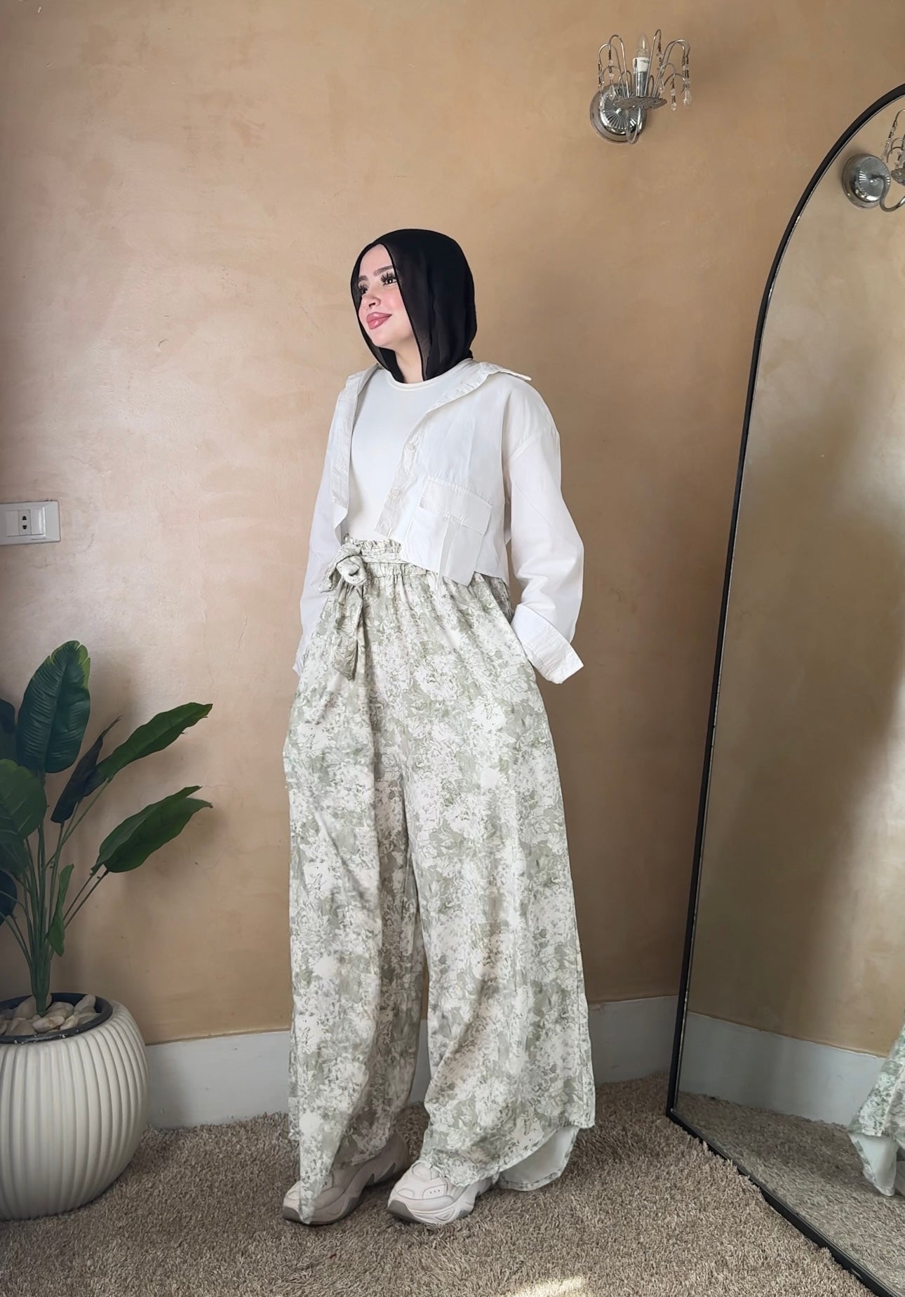 Printed pants