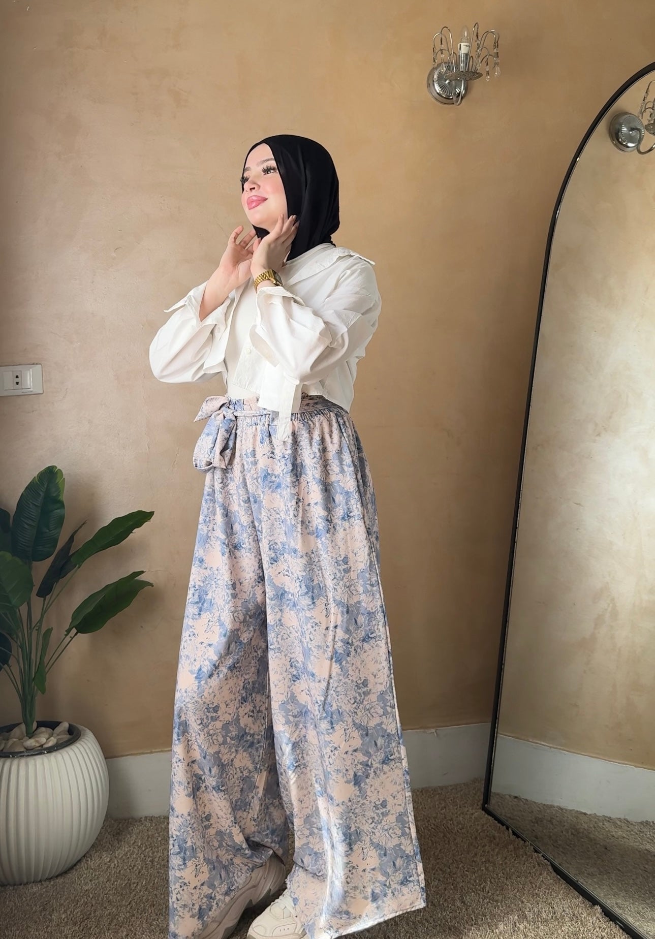 Printed pants