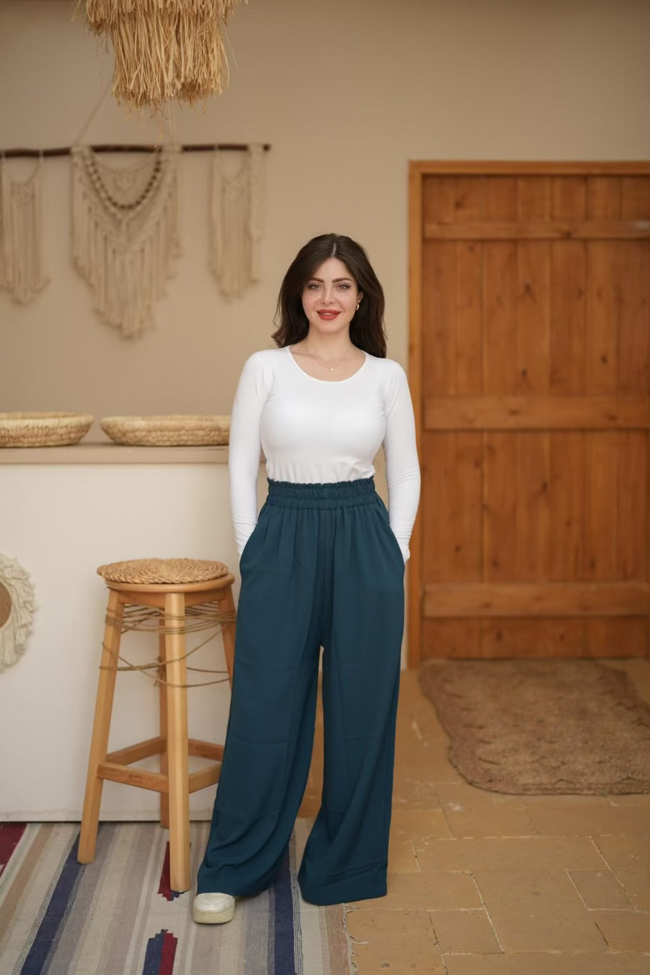 Wide leg pants
