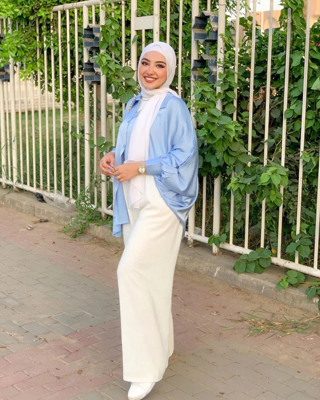 Oversize satin bloues
