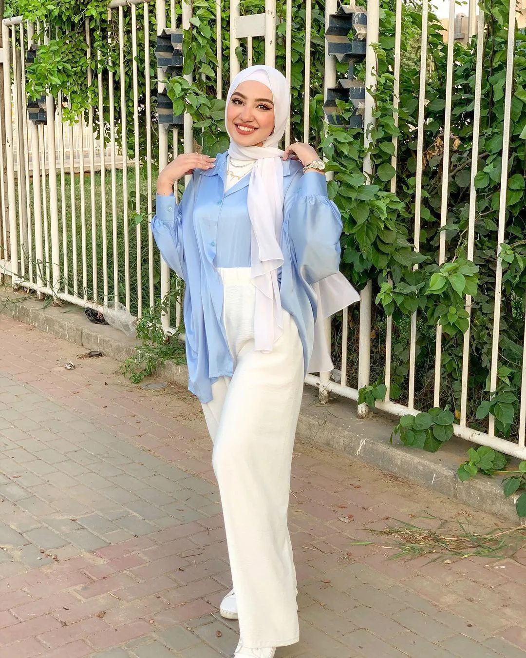 Oversize satin bloues