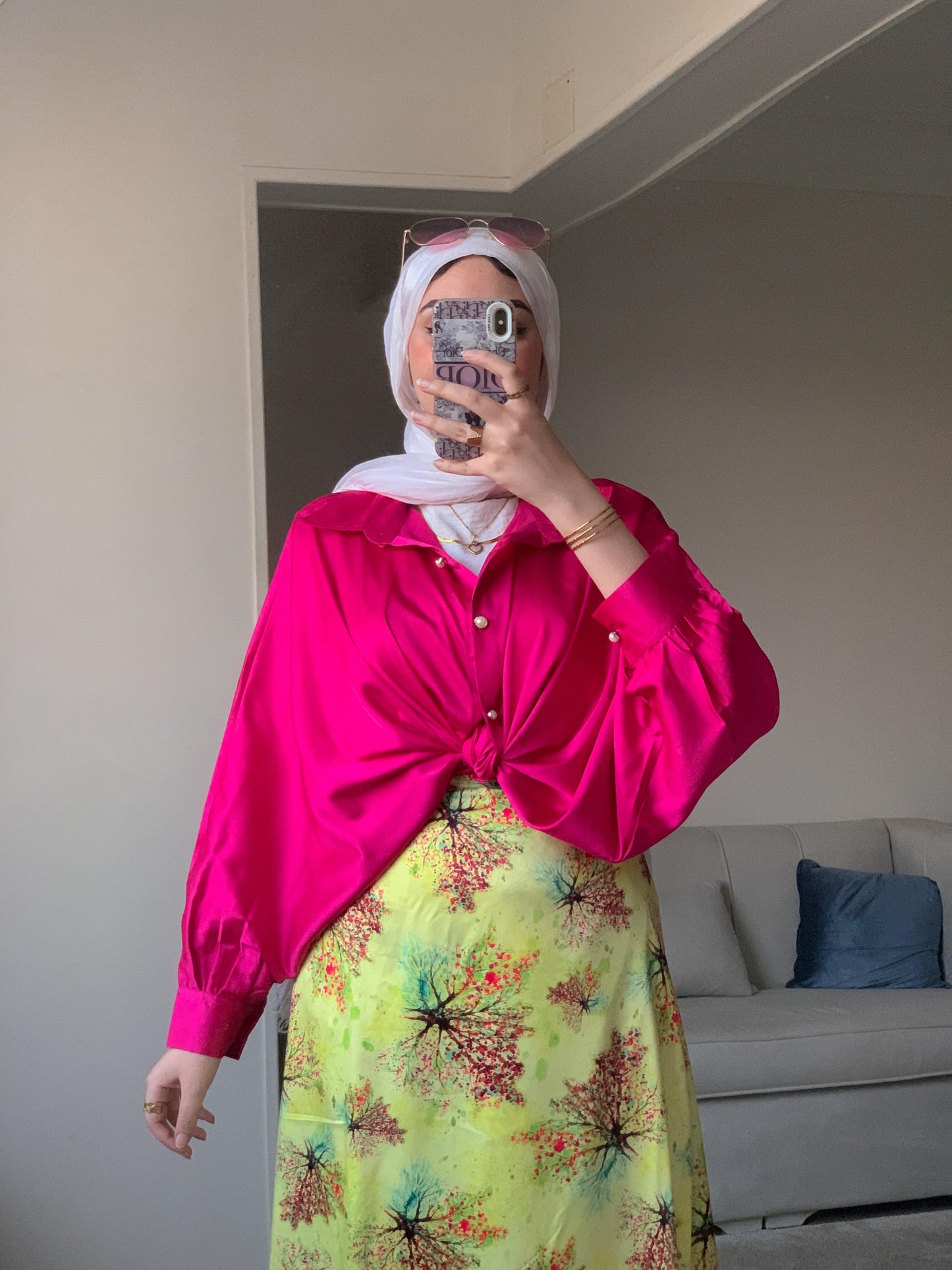 Satin bloues