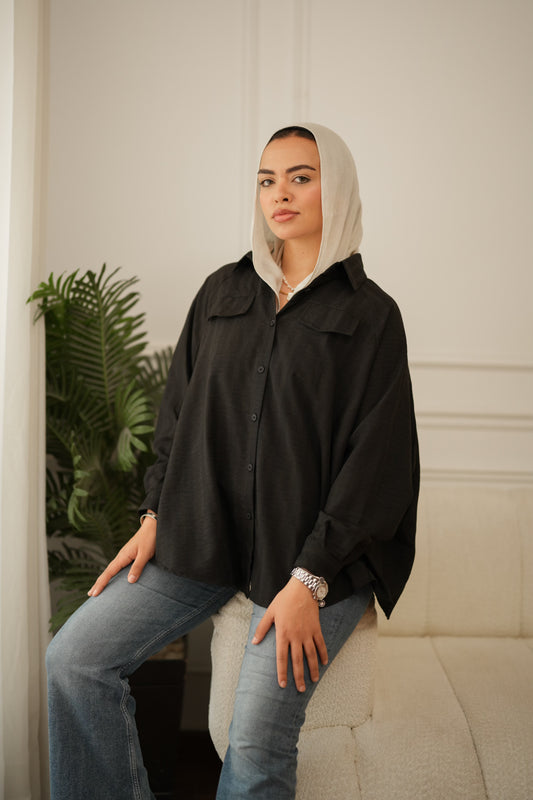 Over-size shirt