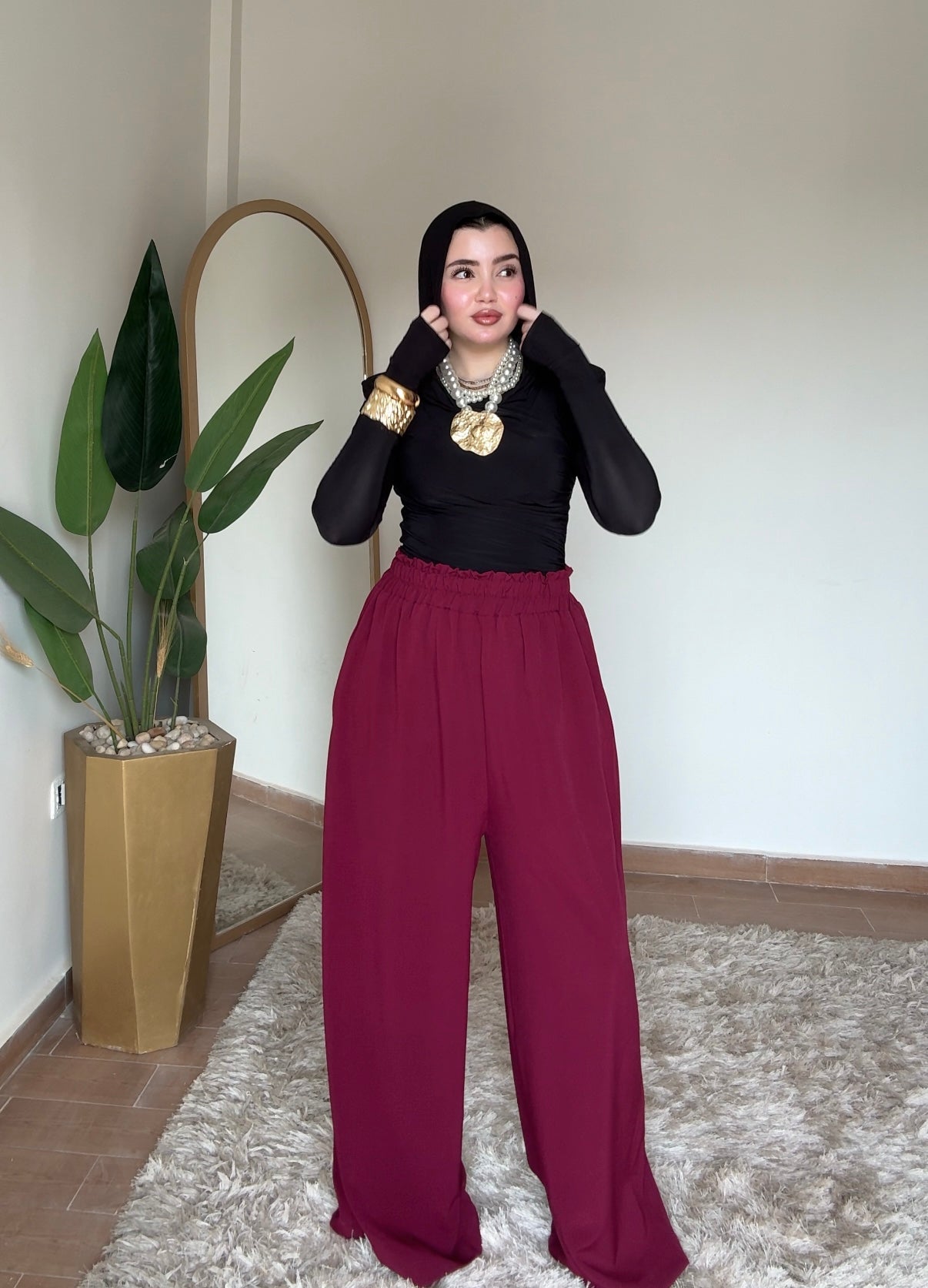 Wide leg pants