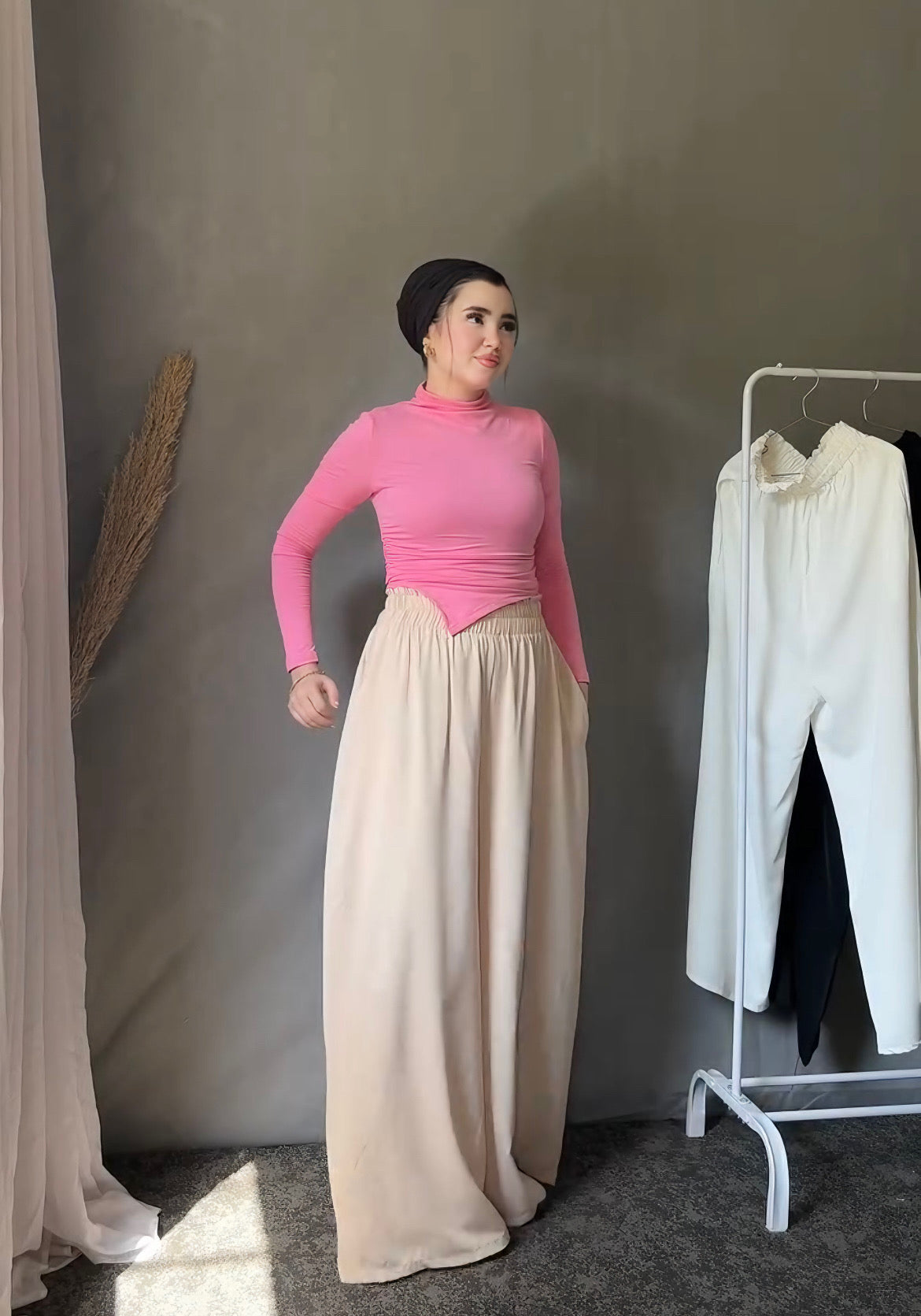 Wide leg pants