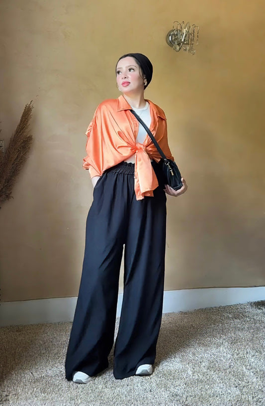 Wide leg pants