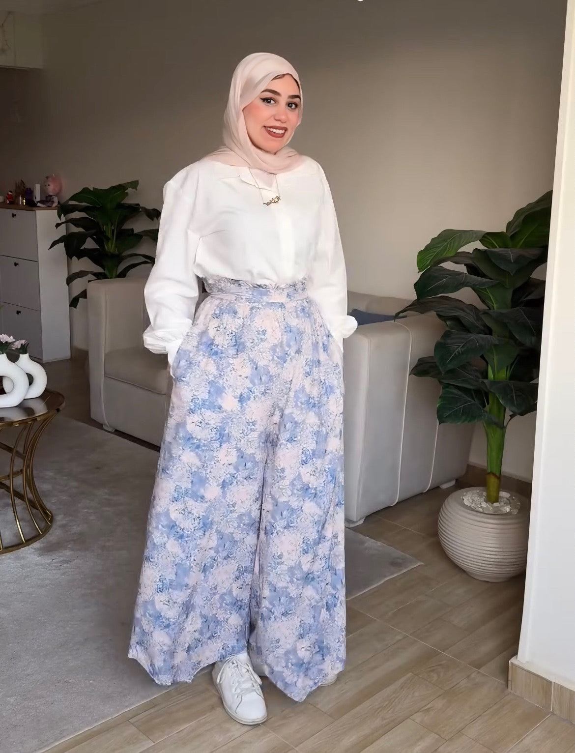 Printed pants