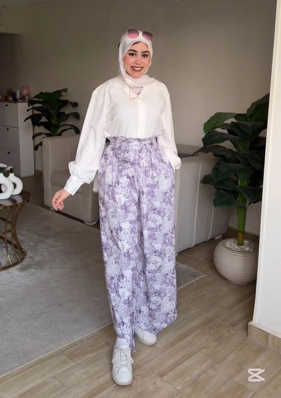 Printed pants