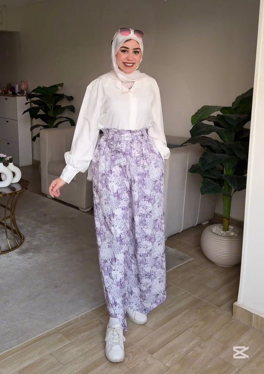 Printed pants