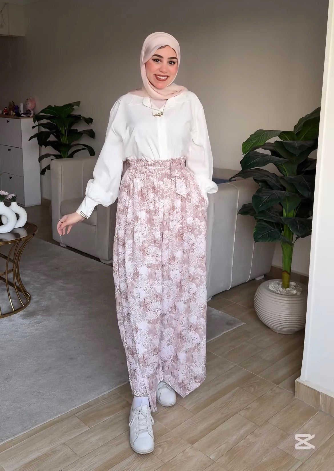 Printed pants